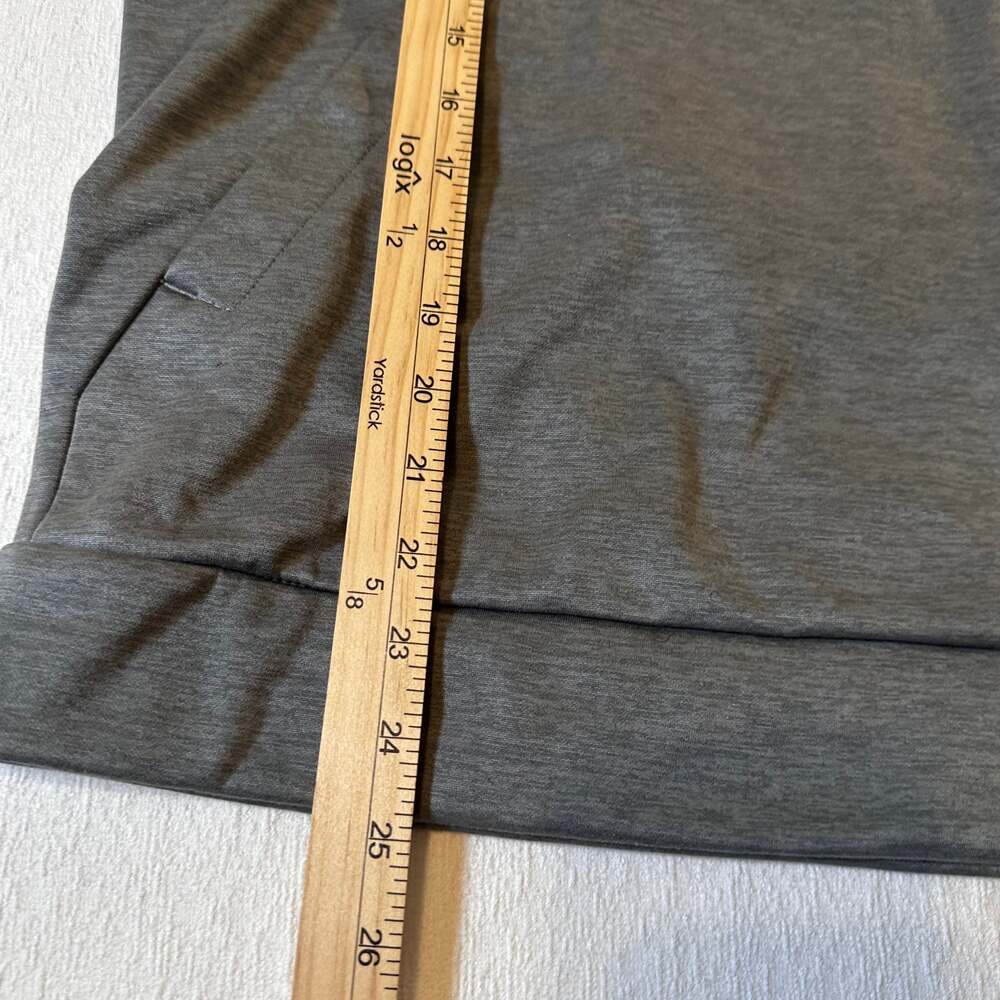 The North Face Mens Small Mountain Athletics 1/4 Zip Hoodie Grey/Black - Picture 8 of 14